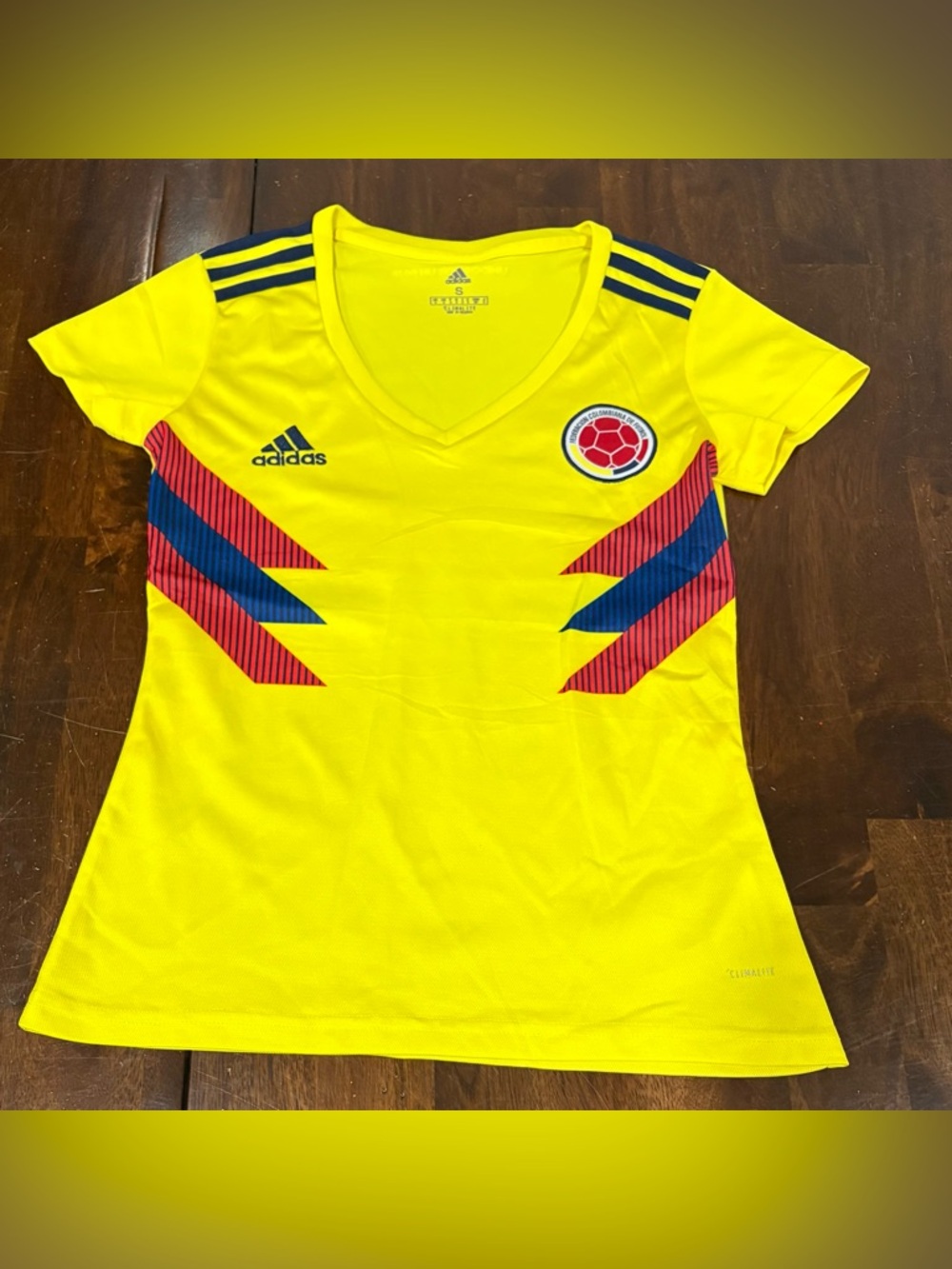 Adidas Colombia National Team Home Jersey 2018 FIFA World Cup Women's size S